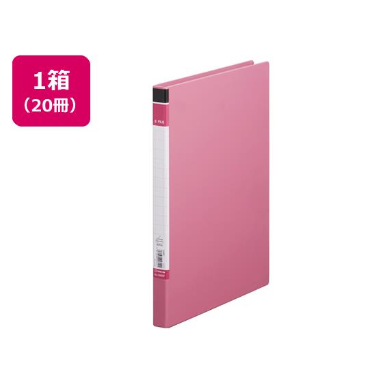 ZファイルBF A4タテ とじ厚10mm ピンク 20冊 キングジム 568BF-P 5,331円