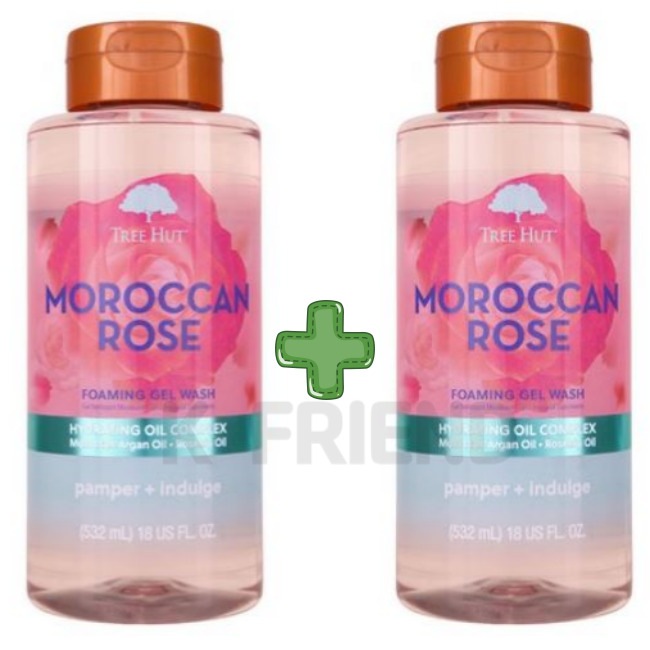 [1+1]フォーミングジェルボディウォッシュモロカンローズ 532ml×2個 SNS人気 泡タイプボディソープ