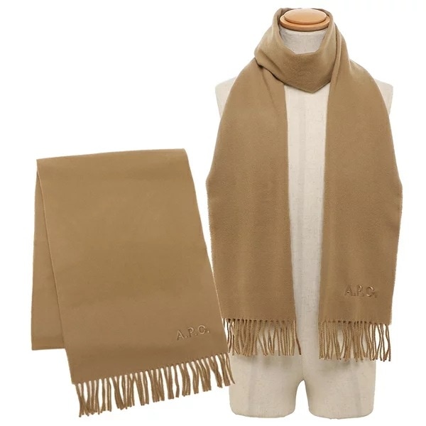 マフラー ベージュ メンズ レディース M15171 WOAFE CAB