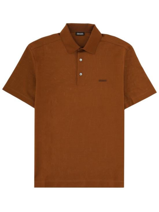 ERMENEGILDO ZEGNA Men Polo Shirts UH348A3 H794N05 Orange