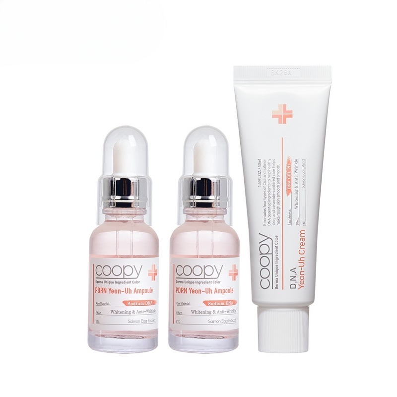 クーピーPDRNサーモンアンプル30ml 2個+DNAサーモンクリーム50ml 1個