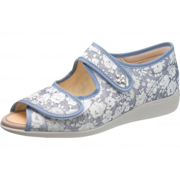 快歩主義L133SL ネイビーガラ 22.5 KS23483 メーカー直送