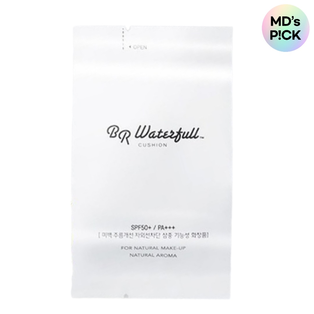 ビアルウォーターフル クッション リフィル 15g 単色 24時間 高濃縮エッセンス 密着カバー 9倍保湿 ルビセルパフ 3重機能性 グリヌル 天然保湿剤 水光艶肌仕上げ