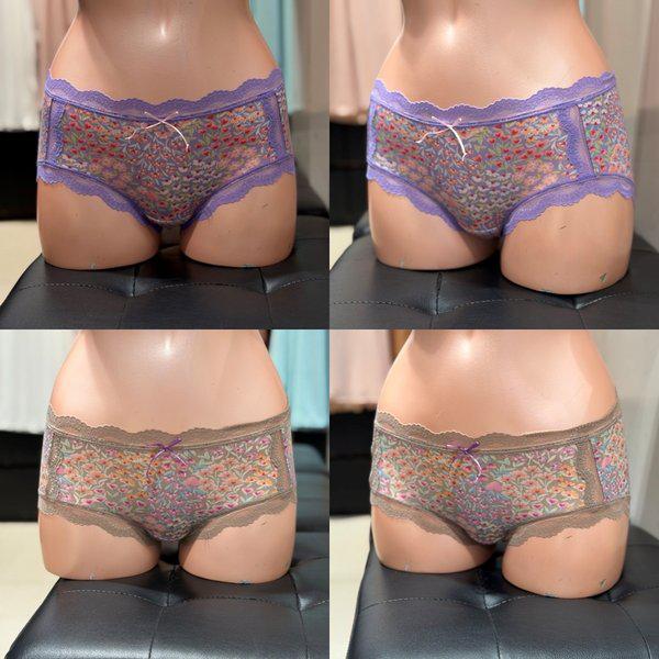 モダール花柄ウエスト脚レースパンティーセット(vpt6265a)_s