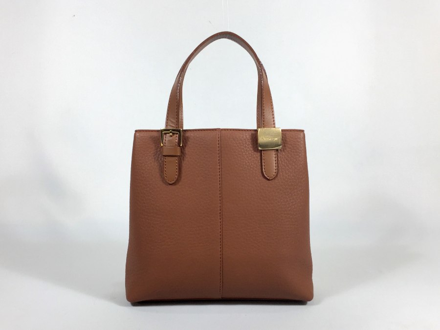 ハンドバッグ レザー ブラウン トートバッグ 【中古品】