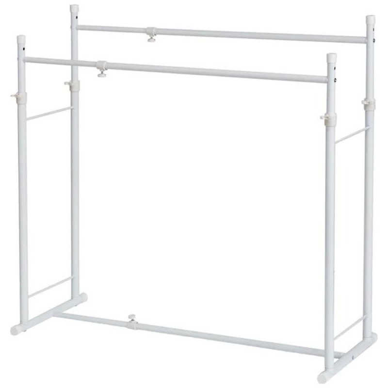 平安伸銅工業　押入れ収納 伸縮押入れ2連ハンガー ハンガーラック　OHW-20