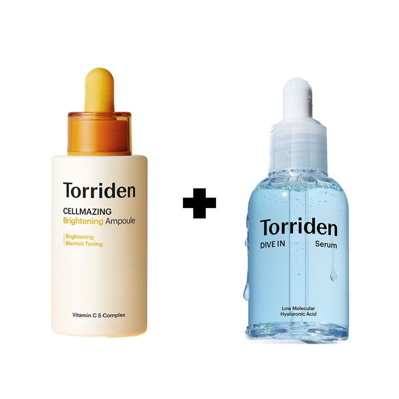 ダイブインセラム, 50ml + セルメイジングビタCアンプル, 30ml くすみの跡改善/毛穴ケア/透明感のあるなめらかな肌/赤いトーン改善/刺激のないビタミン/ベタつかないさわやかさ/2週間後の効