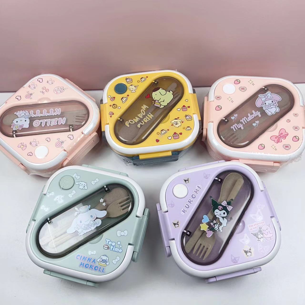 【人気商品】かわいい プラスチック 仕切弁当箱 子供用 電子レンジ 和食器 保冷弁当箱 ファースト