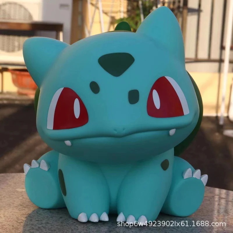 【新製品】ポケモンのかわいい座り方フシギダネフィギュアの大きな置物誕生日プレゼントおしゃれなぬいぐるみ