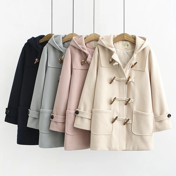 ダッフルコート スクールコート 女子 ダッフル 制服 JK 女子用 レディース コート アウターコート ブレゾーコーデ 中綿 暖かい 裏地綿 学 ロングダ
