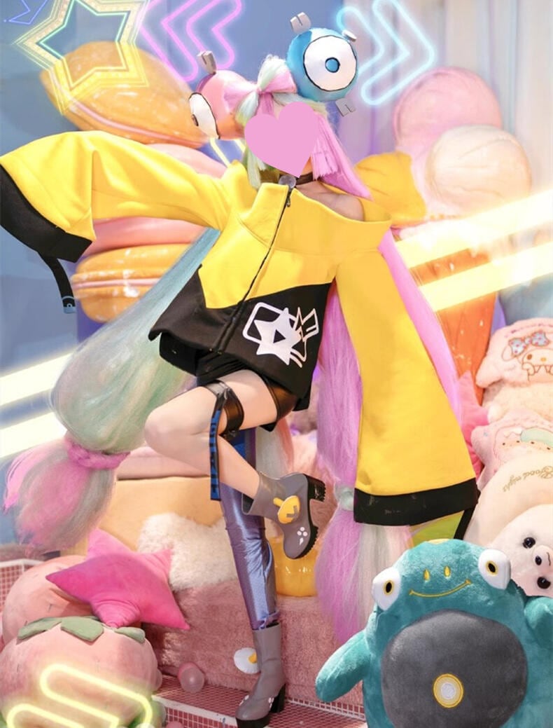 コスプレ コスチューム ナンジャモ Iono ポケットモンスター ポケモン スカーレット バイオレット Pokemon Scarlet Violet ジムリーダー 公式服 コスプレ服 コスプレグッズ