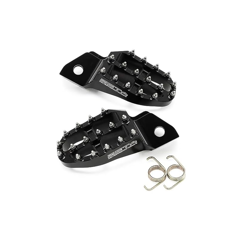 【3日以内発送】ZETA アルミフットペグ ブラック SEROW250, TRICKER, WR155R, XT250 ZE93-1670