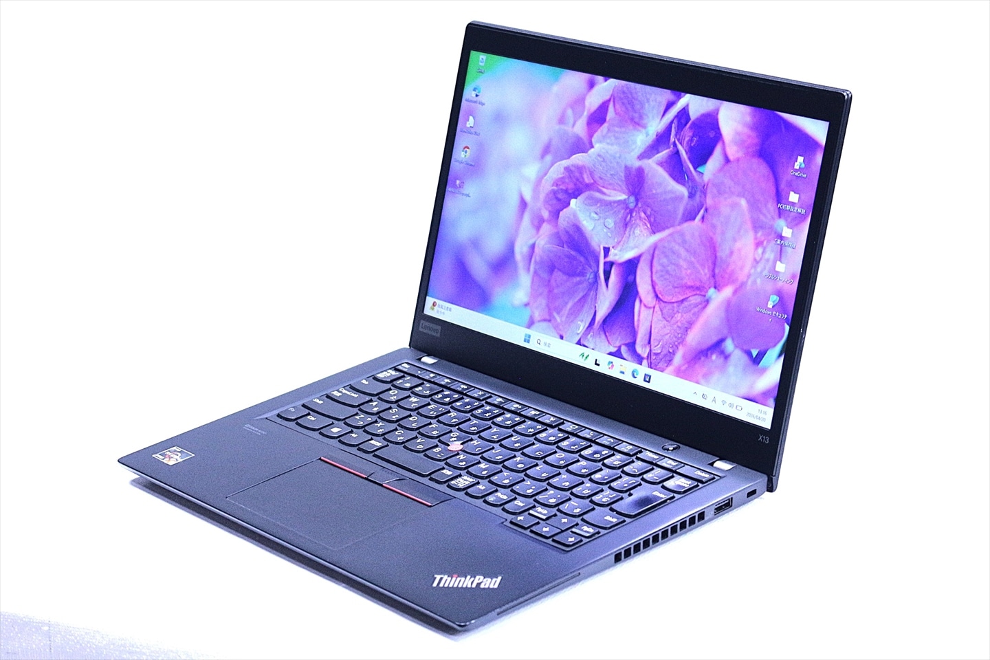 即配 バッテリー良 2021年薄型Ryzen5モデル ThinkPad X13 Gen1 Ryzen5 PRO 4650U 8G 256G 13.3FHD Wi-Fi6 Office BAA評価