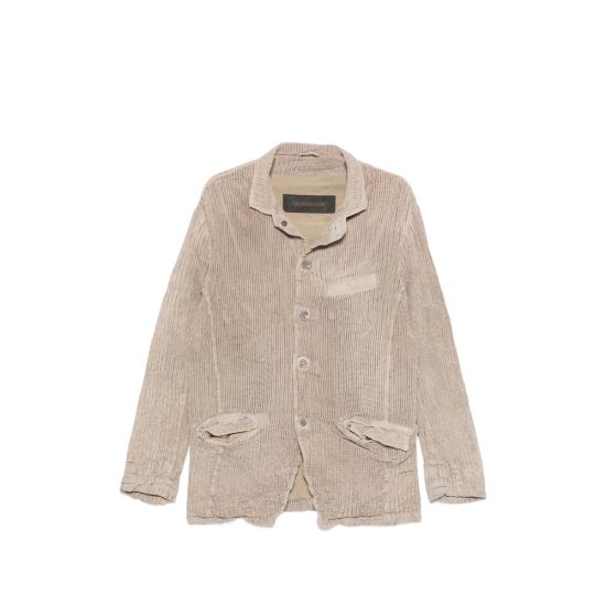 GIORGIO BRATO Men Leather Jackets GU26S21085VREV BOULD NEUTRALS