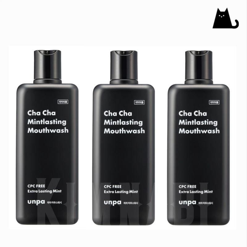 チャチャ ミントラスティング マウスウォッシュ 300ml*3個/口腔清潔剤/口腔ケア/うがい / ミントの香り