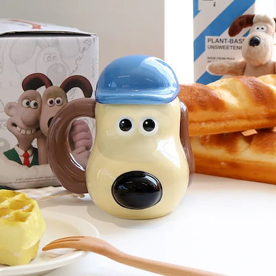 Qoo10] ウォレスとグルミット マグカップ_帽子グ : キッチン用品