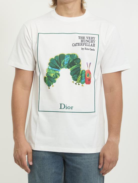 DIOR Men T-Shirts 693J608 WHITE