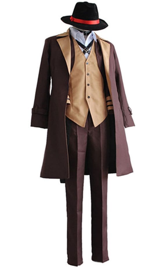 文豪ストレイドッグス 風 文スト 中原中也 コスチューム コスプレ衣装 8点セット サイズ S―XL