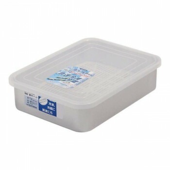 アカオアルミ　アルミ　PP蓋付バット　（スノコ付）　大　AHT541