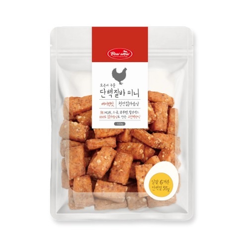 バウワウオーブンで焼いたプロテインバー愛犬用100g x 10パックペット犬子犬ペット犬栄養スナックレンチルビーンひよこ豆