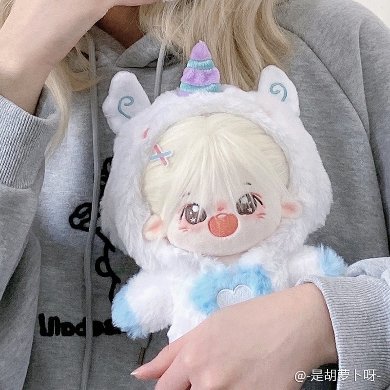 ミニ洋服 ぬいぐるみ用服 ぬいぐるみ用 ドールウェア 日常服人形10 15 20cmぬいぐるみユニコーンかわいい連体服成人