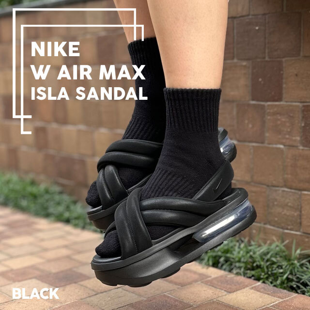 ナイキ NIKE W AIR MAX ISLA SANDAL エアマックス アイラ 厚底 スポサン FJ5929-003 ウィメンズ 292-000343-221