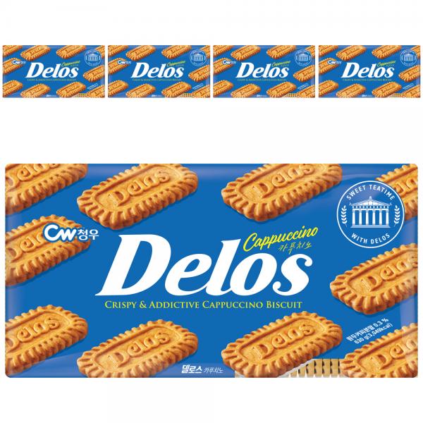チョンウ食品 デロスカプチーノビスケット 청우식품 델로스 카푸치노 비스켓