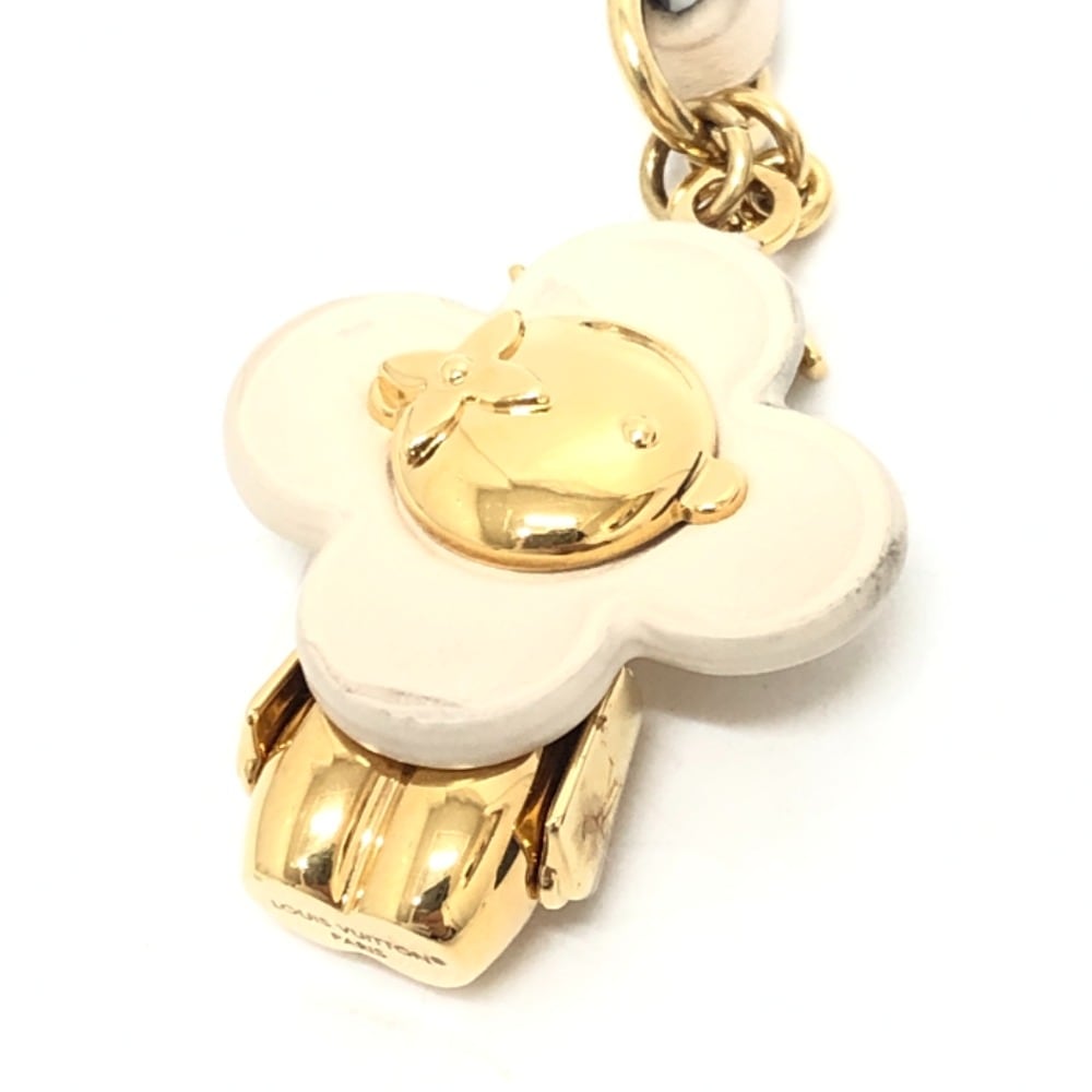 キーホルダー M02204 バッグチャーム・ミニ ヴィヴィエンヌ ネックストラップ アクセサリー ストラップ GP/レザー ホワイト