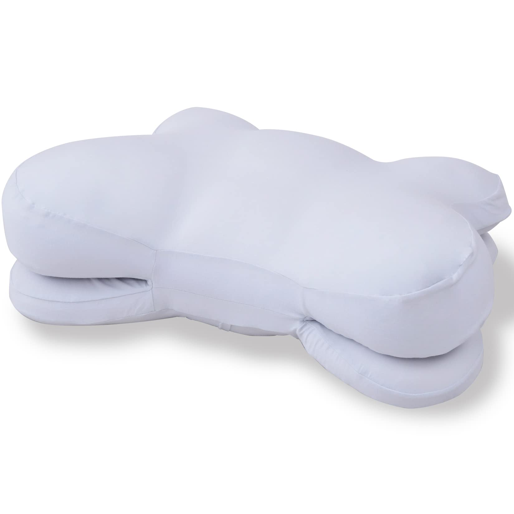 枕 ゲーミング枕 【日本製】 柔らかフィット(特許取得の配合技術採用) 洗える 低反発 高め 手が入る 未来のeスポーツプロゲーマーたちと共同開発した枕 ホワイト MJGM-PL 幅63×奥