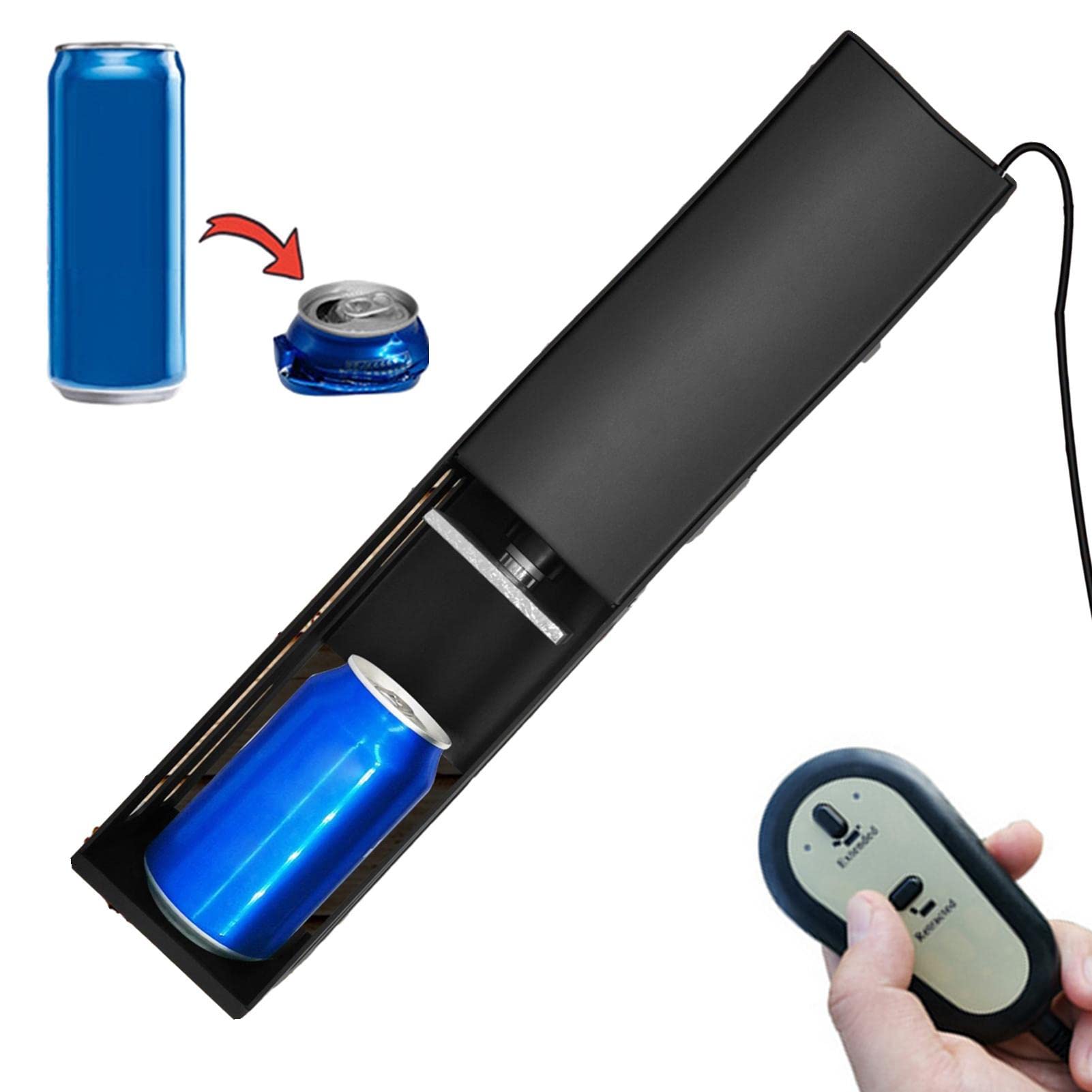 電動缶クラッシャー16オンス金属缶クラッシャー電気圧縮付き壁掛けアルミ缶クラッシャーソーダビールコーラ缶ウォーターボトル用壁掛けクラッシャー頑丈スマッシャー 電動缶破砕機