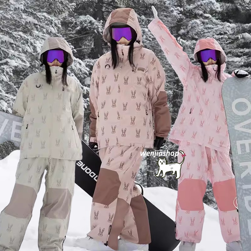 スノーボードウェア 上下セット レディース メンズ 防水20000mm スキーウェア スノボウェア ジャケット アウター パーカー ロングパンツ 男女兼用 韓国風 防水 防寒防雪保温防風通気