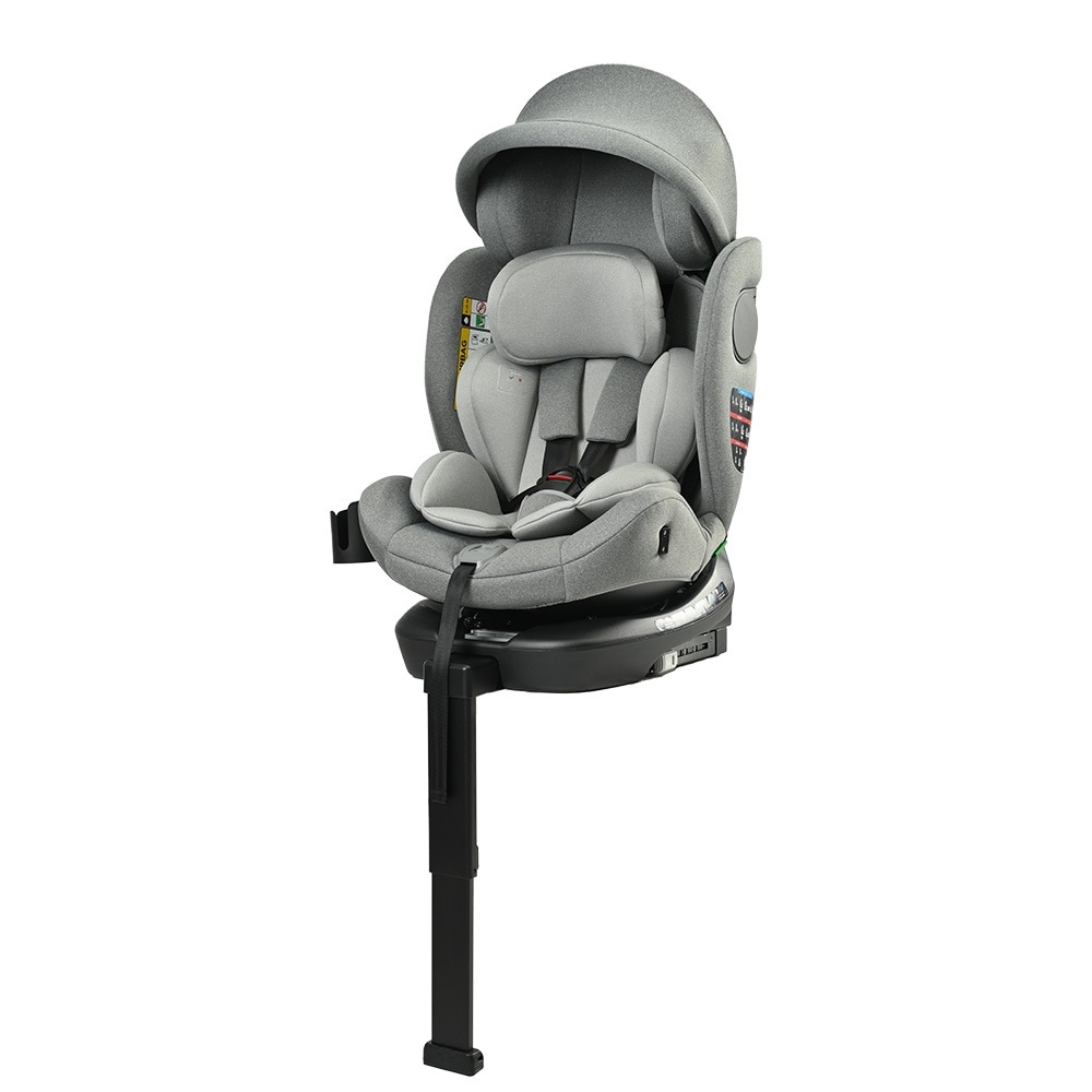 【大好評！最安値挑戦!】チャイルドシート 新生児 ISOFIX 0歳～12歳 360度回転式 40～150cm ジュニアシート 調節可能 洗える キャノピー付き ベビーシート ドリンクホルダー付き 出