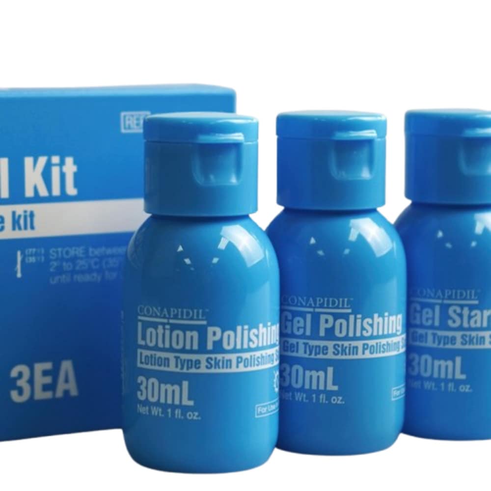 CONAPIDIL チュートリアルキット (ジェルスターター 30ml + ジェルポリッシング 30ml + ローションポリッシング 30ml)
