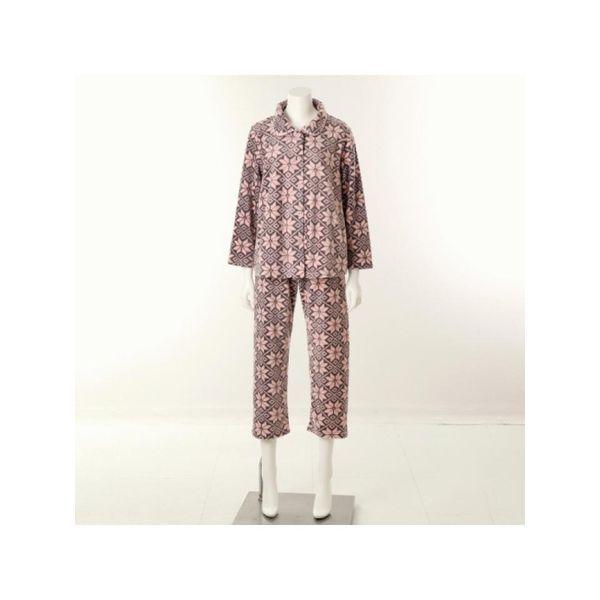 ビーナス正常ポーラポリスノルディック捺染女性パジャマ女子寝巻きVPA4557W PK C_P409478352