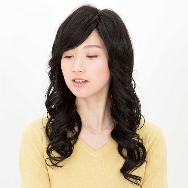 ラパンドアール 1074 マニッシュロングウェーブ(スタンダードブラック) (送料無料) Lapin