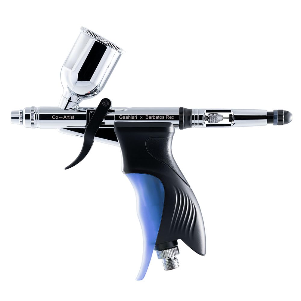 Gaahleri エアブラシ ダブルアクション トリガータイプ GHAC-Swallowtail Barbatos Rex Co-Artist (自定心挿入式ノズル構造) ノズル口径 0.28 & 0