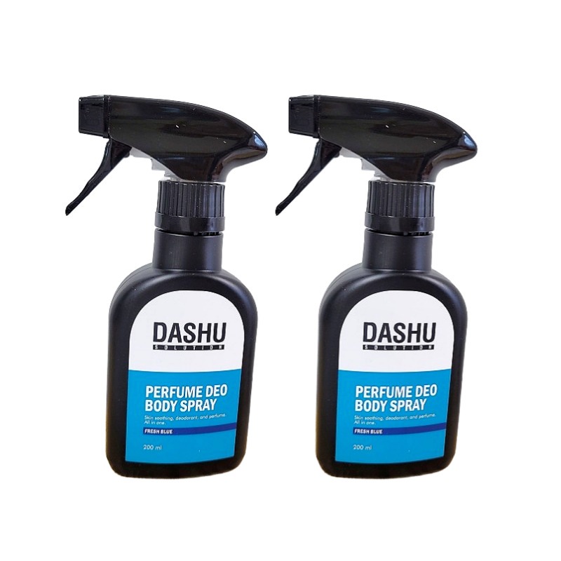 ダッシュ ソリューション パフューム デオドラント ボディスプレー フレッシュブルー 200ml×2本