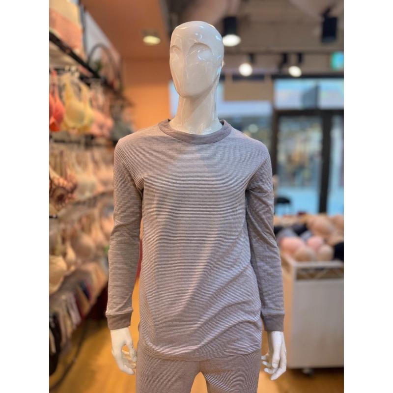 [坡州店]二重織綿混紡男性ホームウェアトップスEZ2869