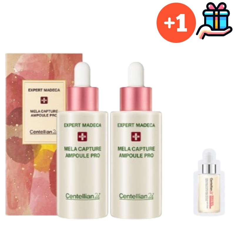 [韓国人気1+1] メラ キャプチャー アンプル プロ シーズン3 30ml+30ml 総 60ml + 追加贈呈 1ml*10枚 韓国コスメ しみ スキンケア 高濃縮 色素沈着 しみ そばかす くす