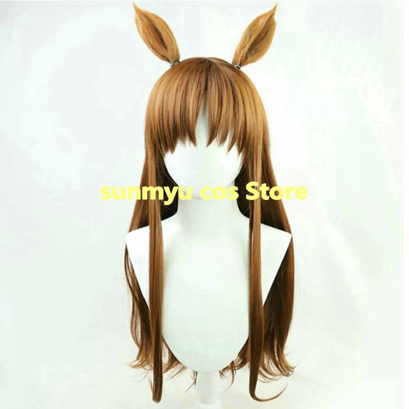 ウマ娘プリティーダービー グラスワンダー コスプレウィッグ 耳　頭道具　尻尾