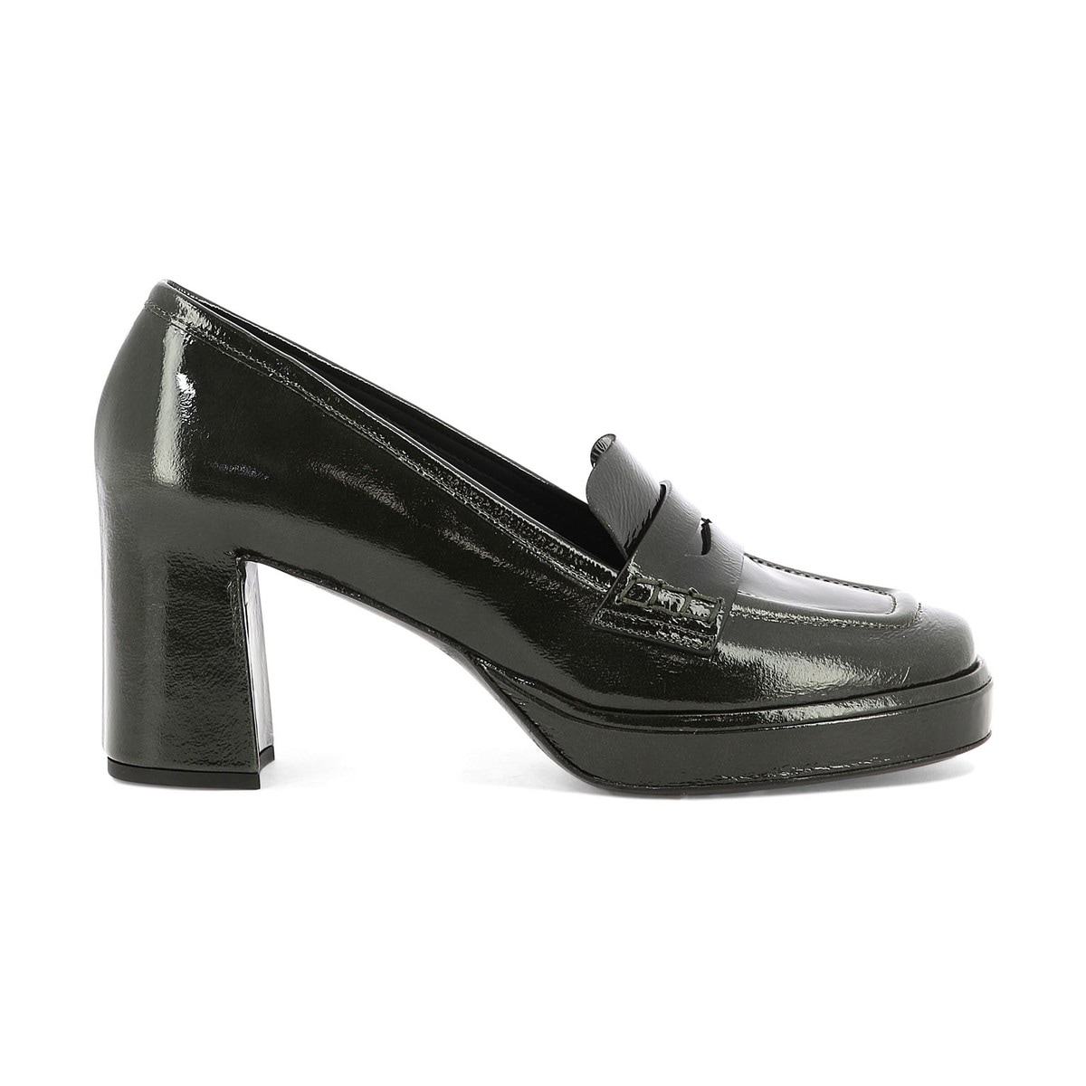 11621LISBONA VETRO FELCE ブラック 秋冬2023 ローファー レディース vi