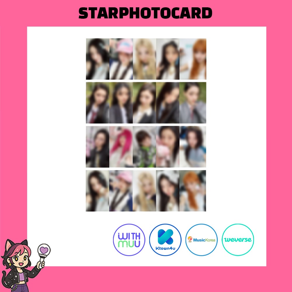 ILLIT - NOT CUTE ANYMORE ALL SITE LUCKY DRAW PHOTOCARD SET