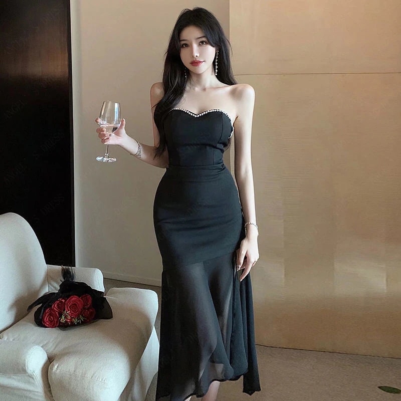 パーティードレス 2023 春夏 セクシー ワンショルダー ワンピース-32 4,592円