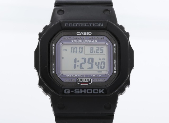 カシオ 腕時計 G-SHOCK DIGITAL 5000シリーズ 樹脂／SS GW-5000-1JF ソーラー電波 デジタル ブラック メンズ時計 メンズウォッチ 高級【本物保証】