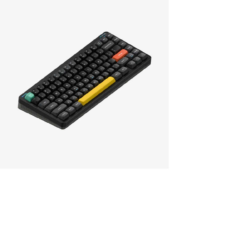 NUPHY　キーボード Halo75 V2(サイレントレッド軸・英語配列) ［有線・ワイヤレス /Bluetooth・USB］ ブラック　b75v2sr
