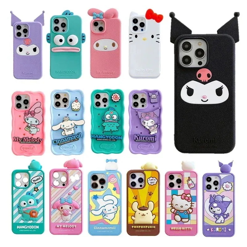 【1つ買うと10個もらえる】 マイメロディ シナモロール キティちゃん ハンギョドン シリコン スマホケースiphone15ケース iphoneケース iphone14ケース