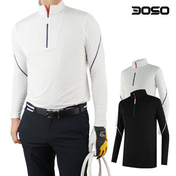 ゴルフウェア男性 春/秋 サイドライン 三色 メンズ ゴルフTシャツ/KSED