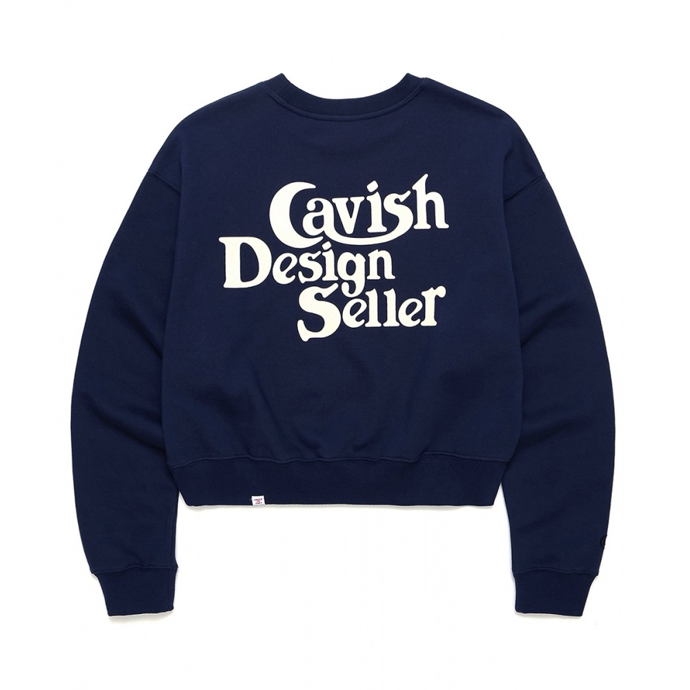 キャビッシュ Wセラーロゴスウェットシャツネイビー (CV2CSFM466A) 7,446円