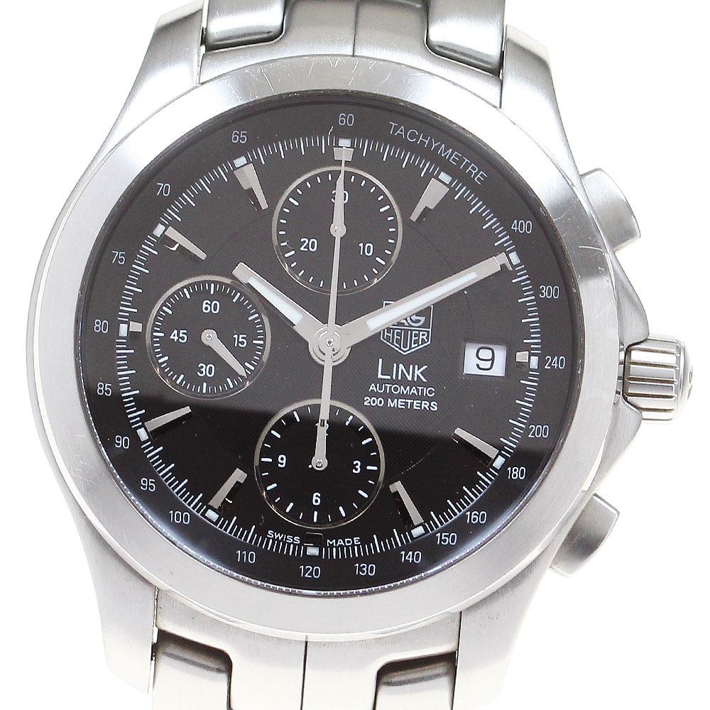 タグホイヤー TAG HEUER CJF2110 リンク クロノグラフ デイト 自動巻き メンズ _833141【中古】