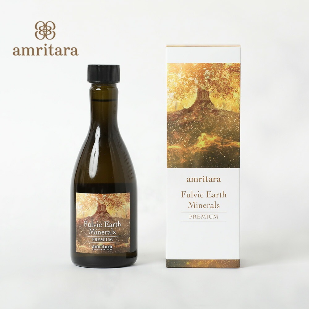 アムリターラ amritara フルビック アースミネラル 300ml フルボ酸 サプリ 鉄 カリウム カルシウム マンガン ケイ素 リチウム マグネシウム ミネラル 健康 内側 美容
